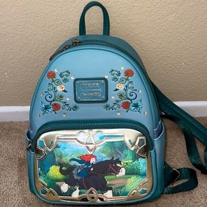 Loungefly Disney Mini Backpack, Disney Princess Stories Series Merida, Brave